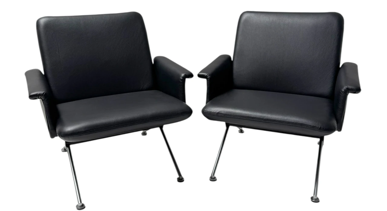 Mid-Century Modern Lounge Chairs No. 1432 by Andre Cordemeijer for Gispen, 1961